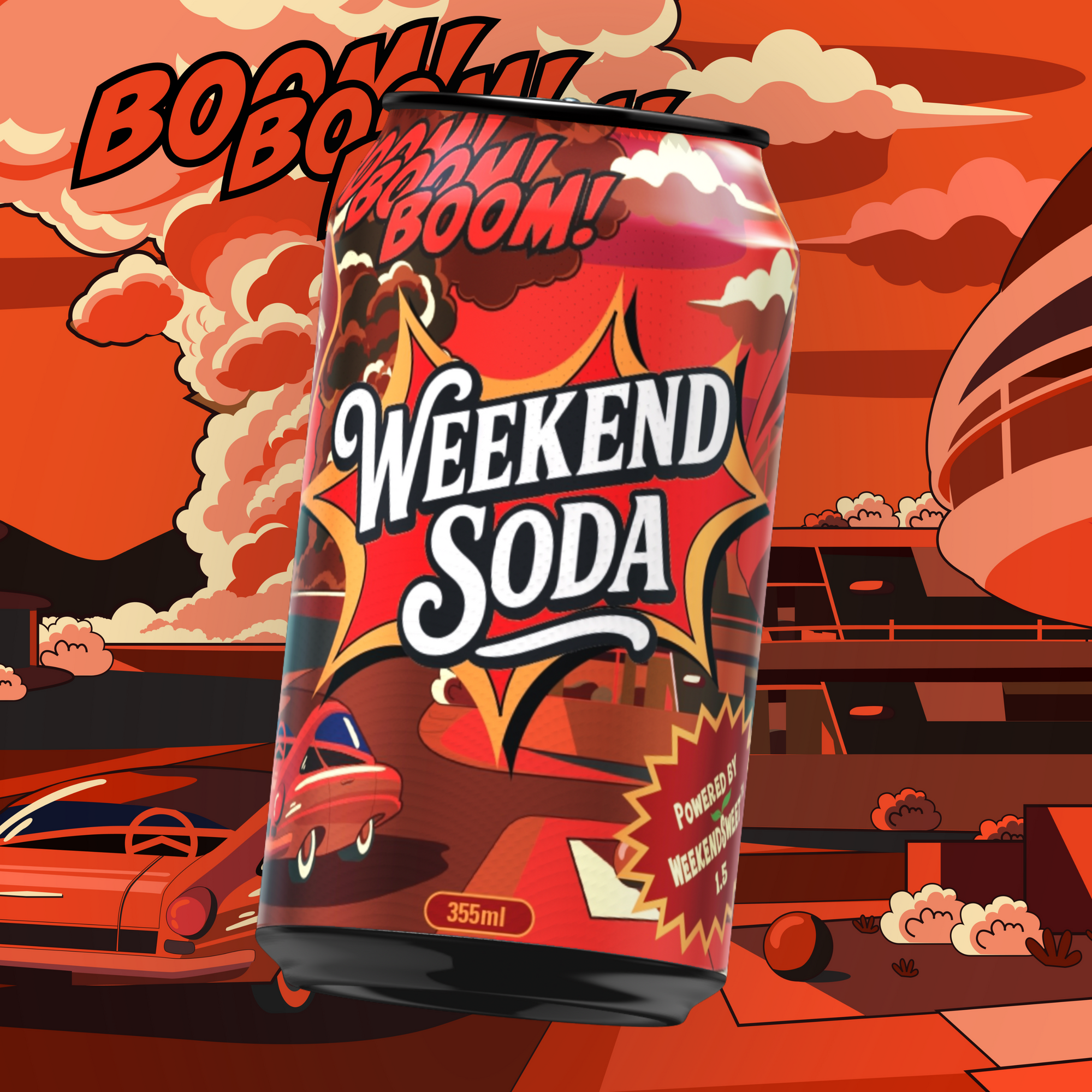 BOOM Cherry Cola (12 Pack) (Pre-Order)
