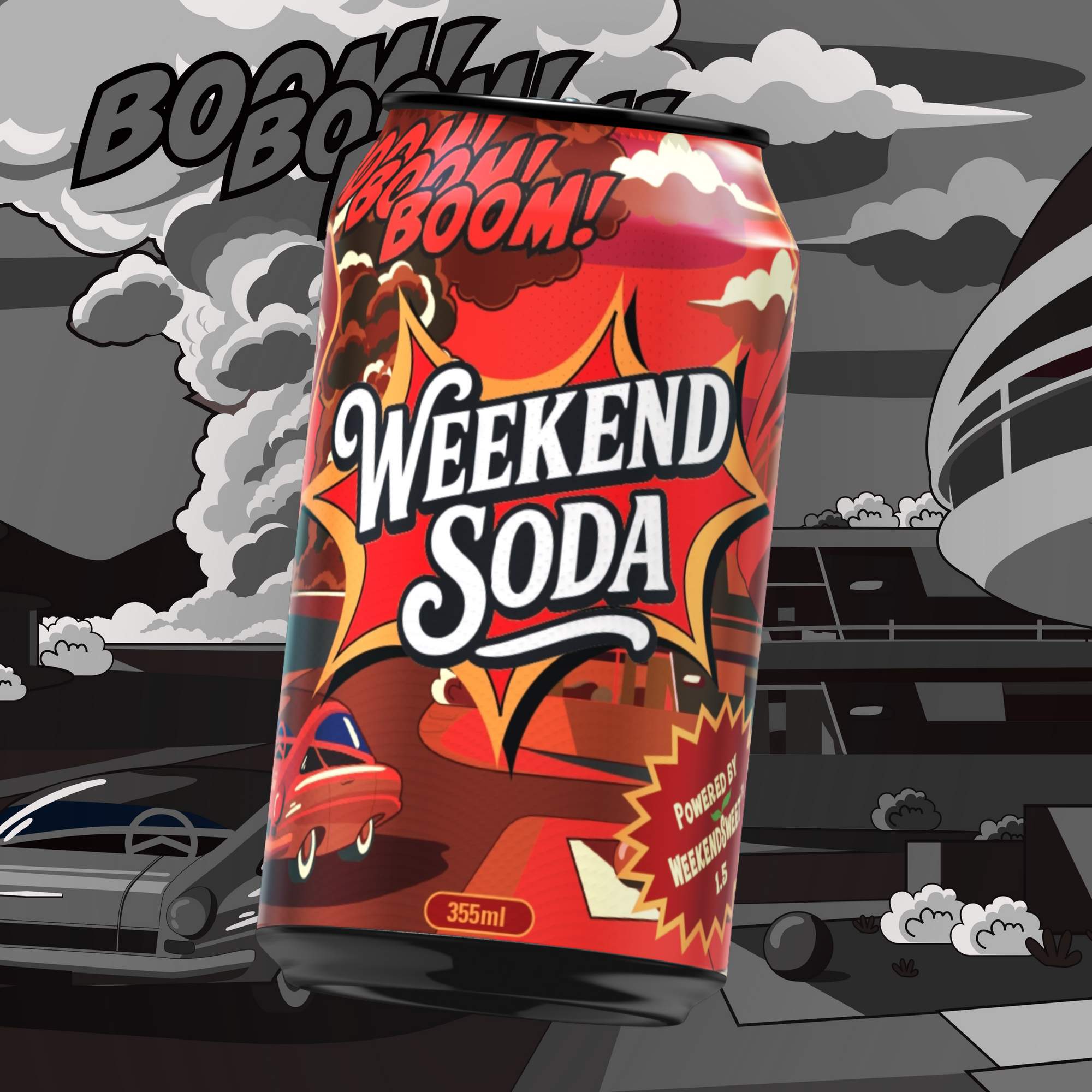 BOOM Cherry Cola (12 Pack) (Pre-Order)