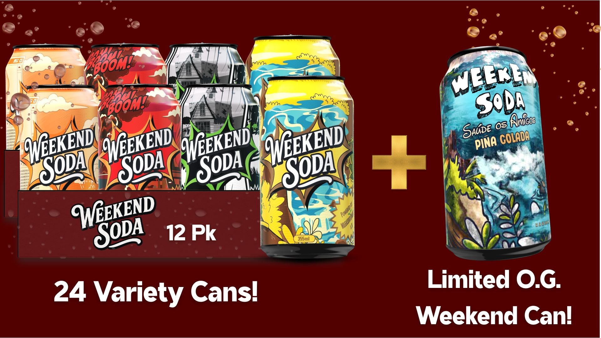 Weekend Soda Founder Case Pack